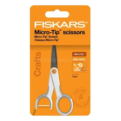 Fiskars Nůžky Non-stick Micro-tip 13 cm, softgrip