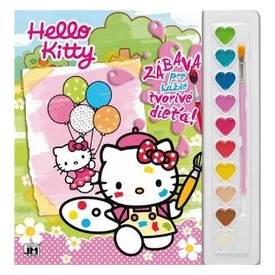 Vymaľovanka s farbami Hello Kitty