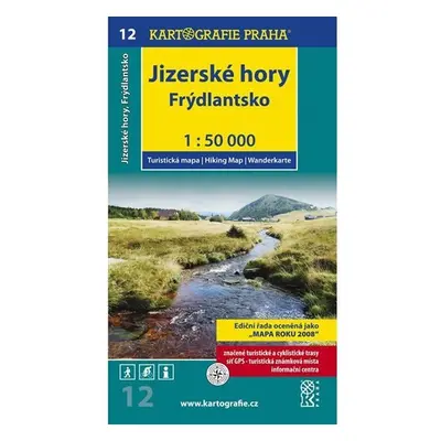 1: 50T (12)-Jizerské hory, Frýdlantsko (turistická mapa)