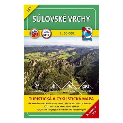 Súľovské vrchy 1:50 000