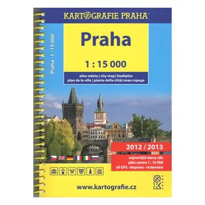 Praha - 1:15 000 atlas města