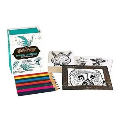 Harry Potter Magical Creatures Coloring Kit - Press Running