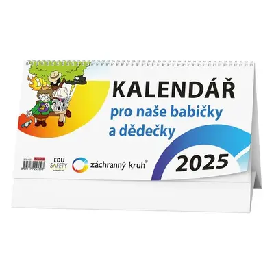 Kalendář pro naše babičky a dědečky 2025 - stolní kalendář