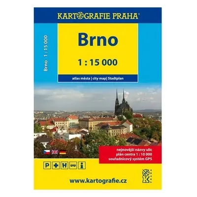 Brno - atlas města/1:15 tis.