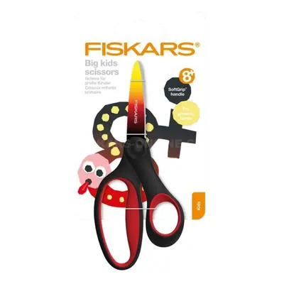 Fiskars Velké dětské nůžky 15 cm, červeno černá