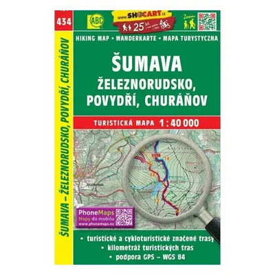 SC 434 Šumava - Železnorudsko, Povydří 1:40 000