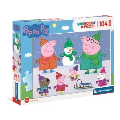 Clementoni Puzzle Maxi - Peppa Pig, 104 dílků