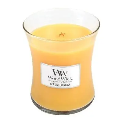 WoodWick Seaside Mimosa svíčka váza 275g