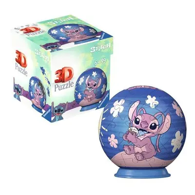 3D Puzzle-Ball: Disney Stitch - Angel 54 dílků