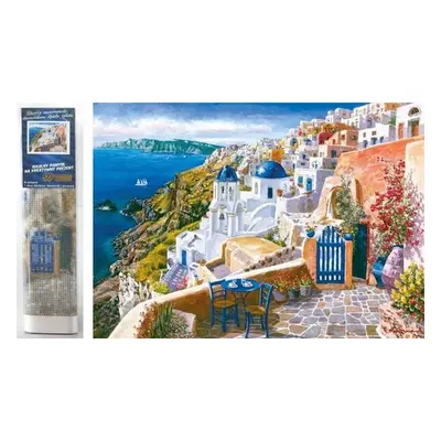 Diamantové malování Santorini