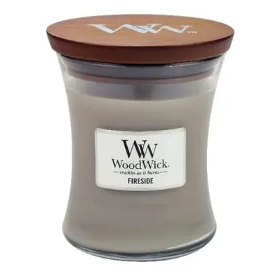 WoodWick Fireside svíčka váza 275g