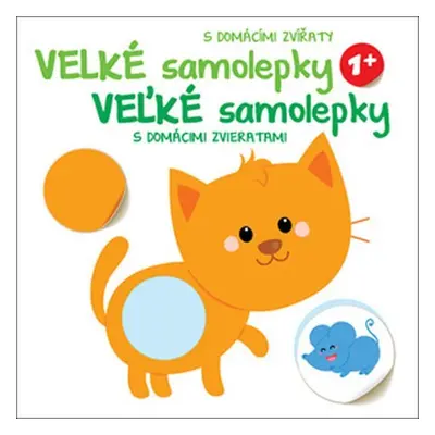 Velké samolepky s domácími zvířaty Kočka