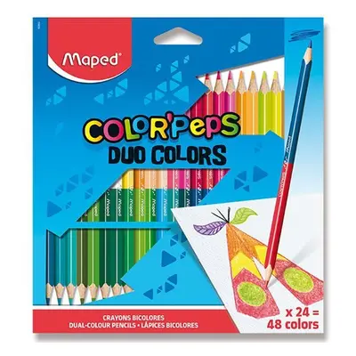 Maped - Pastelky trojhranné Color´Peps Duo 48 ks