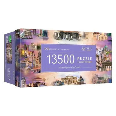 Puzzle Města za oblaky 13500 dílků