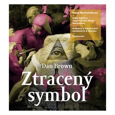 Ztracený symbol - CDmp3 - Dan Brown