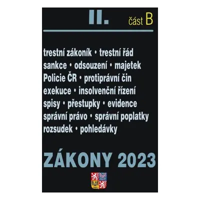 Zákony II B 2023 Trestní právo