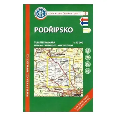 KČT 9 Podřipsko 1:50 000 Turistická mapa, 1. vydání