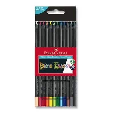 Faber - Castell Pastelky trojhranné Black Edition 12 ks