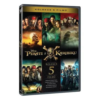 Piráti z Karibiku 1.-5. - kolekce 5 DVD