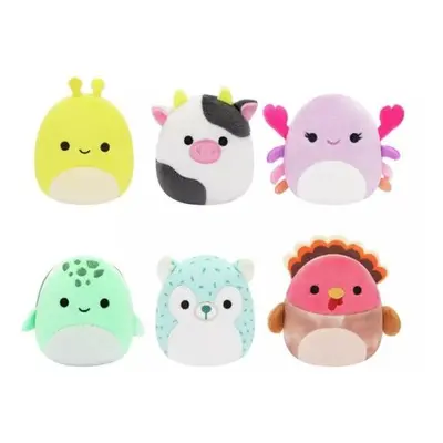 Squishmallows Micromallows 6-Pack Krab, Želva, Kráva, Krocan, Ježen, Slimák 6 cm