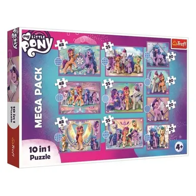 Puzzle My Little Pony: Zářiví poníci MEGA PACK 10v1