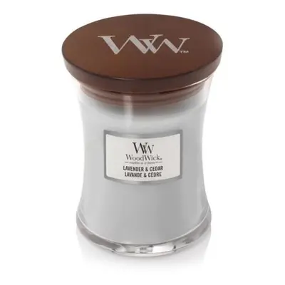 WoodWick Lavender & Cedar svíčka váza 275g