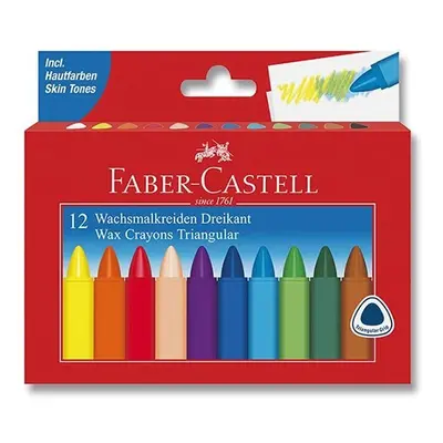 Faber - Castell Voskové pastelky Grip Wax 12 ks