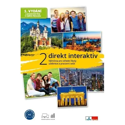 Direkt interaktiv 2 (A2) – učebnice s prac. sešitem + MP3/Videa ke stažení + žák. licence (18 mě