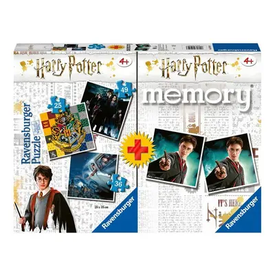 Puzzle Harry Potter 3v1 (25,36,49 dílků) + pexeso