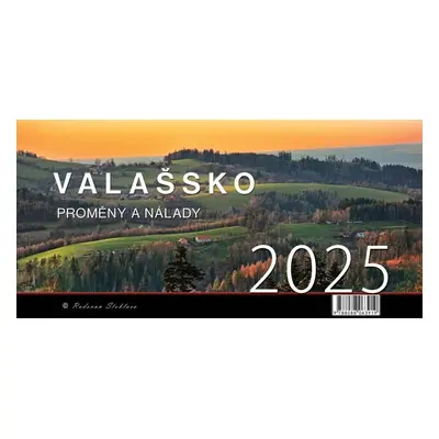 Kalendář 2025 Valašsko/Proměny a nálady - stolní - Radovan Stoklasa