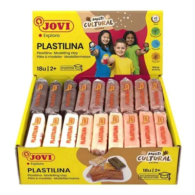 Plastelína JOVI multikultura 18 x 50 g