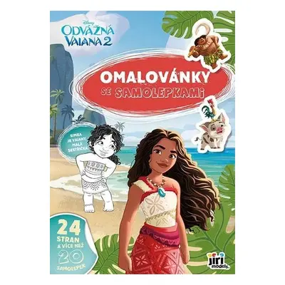 Vaiana 2 - Omalovánky A4 se samolepkami