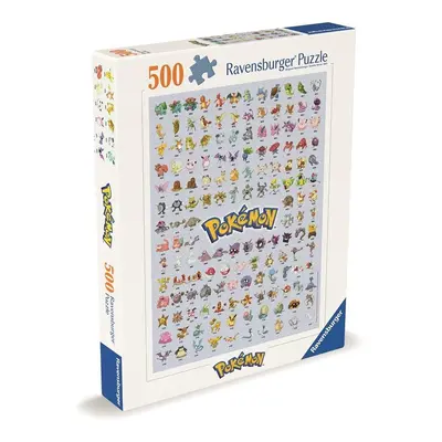 Puzzle Prvních 151 Pokémonů 500 dílků