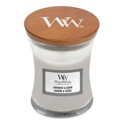 WoodWick Lavender & Cedar svíčka váza 85g