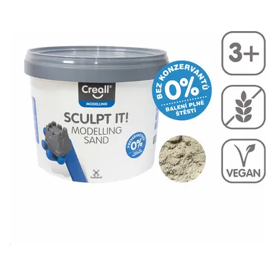 Creall modelovací písek Sculpt it!, 3500 g, přírodní