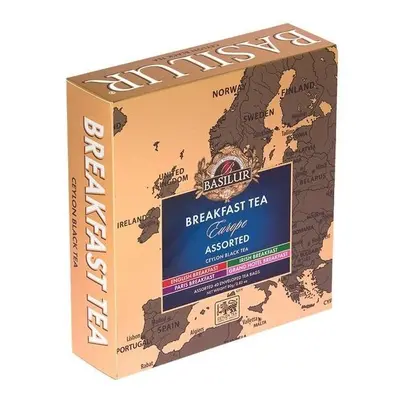 BASILUR Breakfast Tea Assorted Europe přebal 40x2g