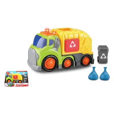 Kiddy Go! Popelářský vůz se světlem a zvukem, 19 cm - Alltoys