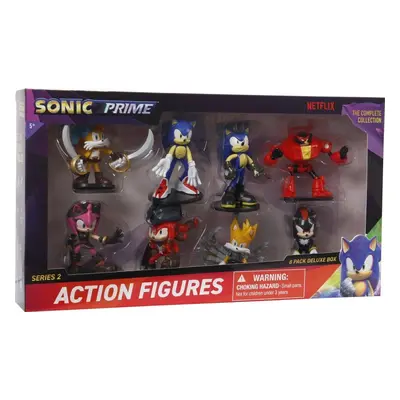 Sonic akční figurky – 8 ks Deluxe box - Alltoys