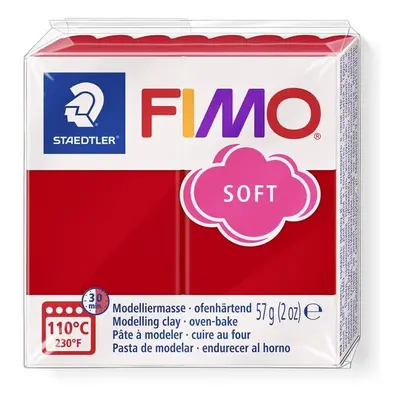 FIMO soft 57g - vánoční červená