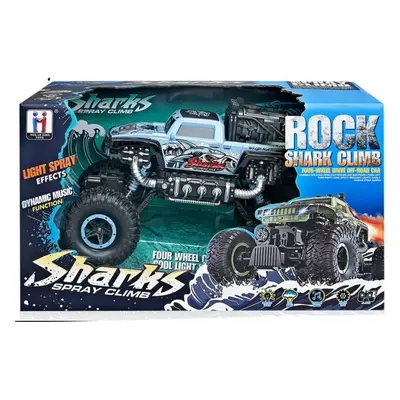 RC auto Rock Shark modré - Alltoys