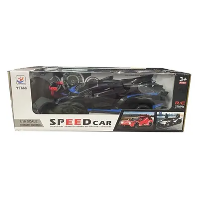 Sportovní RC auto 1:18 černomodré - Alltoys