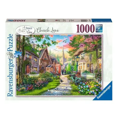 Puzzle Procházka venkovskou uličkou 1000 dílků