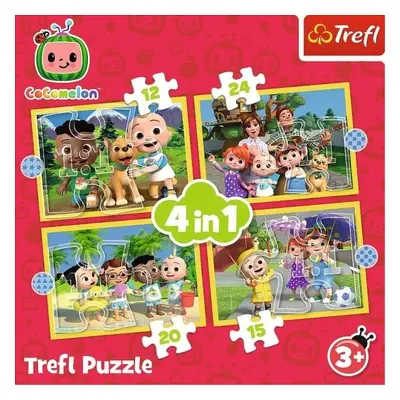 Puzzle Cocomelon: Seznamte se/4v1 (12,15