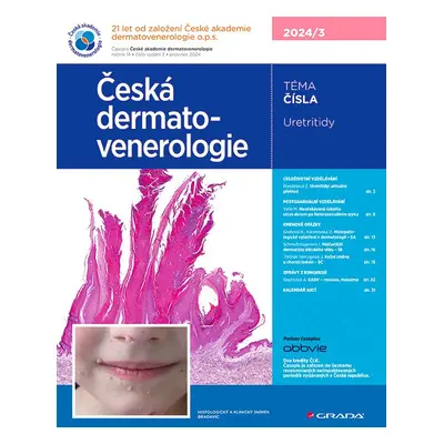 Česká dermatovenerologie 2024/3 - Jana Hercogová