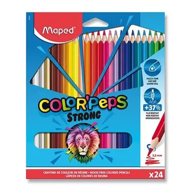 Maped - Bezdřevé pastelky Color´Peps Strong 24 ks