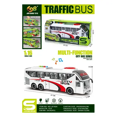 Autobus bílý 1:16 - Alltoys