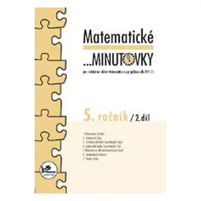 Matematické minutovky pro 5. ročník/ 2. díl - 5. ročník - Hana Mikulenková