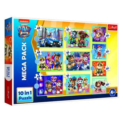 Puzzle Tlapková patrola - The Movie MEGA PACK 10v1 - Trefl