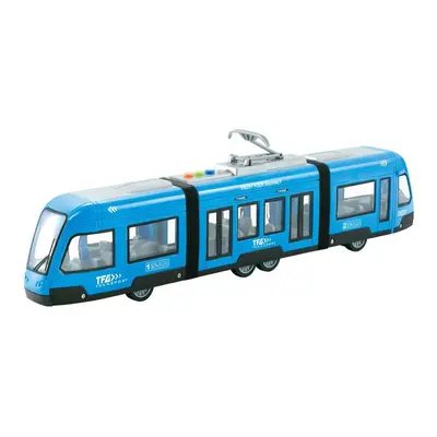 Tramvaj na setrvačník 1:16 modrá - Alltoys