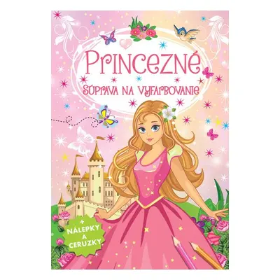 Princezné súprava na vyfarbovanie